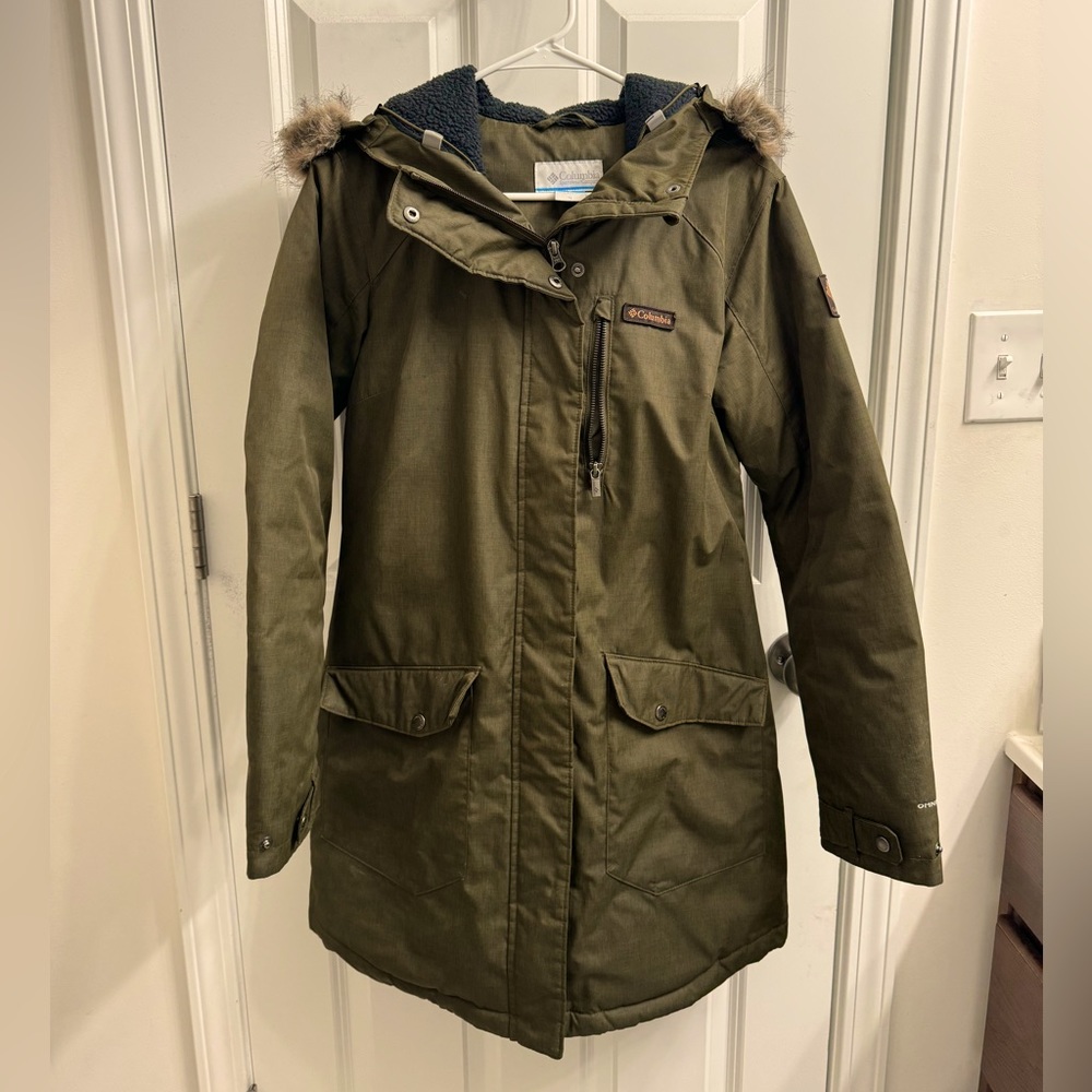 Women's Columbia Suttle Mountain Faux Fur Long Insulated Jacket